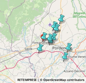 Mappa Via Michelangelo Buonarroti, 33074 Fontanafredda PN, Italia (5.13)