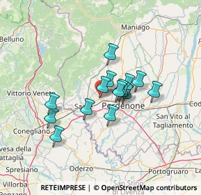 Mappa Via Michelangelo Buonarroti, 33074 Fontanafredda PN, Italia (9.59867)
