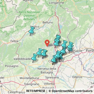 Mappa Via Molino di Fratta, 31020 Tarzo TV, Italia (11.505)
