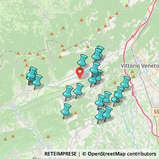 Mappa Via Molino di Fratta, 31020 Tarzo TV, Italia (3.6845)