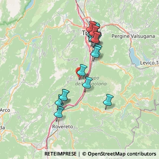 Mappa 38060 Aldeno TN, Italia (7.23)