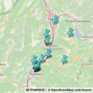 Mappa 38060 Aldeno TN, Italia (7.89529)