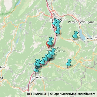 Mappa 38060 Aldeno TN, Italia (6.23944)