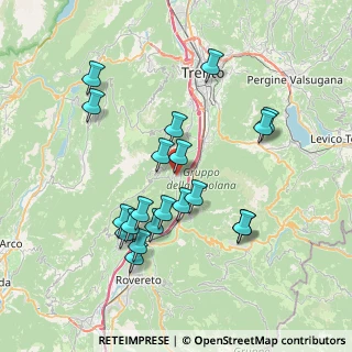 Mappa 38060 Aldeno TN, Italia (7.185)
