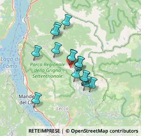 Mappa Via Antonio, 23819 Primaluna LC, Italia (5.134)