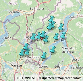 Mappa P.za Giovanni Paolo II, 22024 Alta Valle intelvi CO, Italia (11.084)