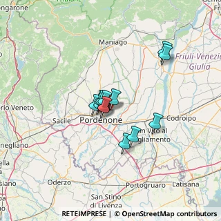 Mappa Via San Pietro, 33084 Cordenons PN, Italia (8.66385)