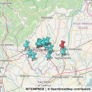 Mappa Via San Pietro, 33084 Cordenons PN, Italia (8.91077)