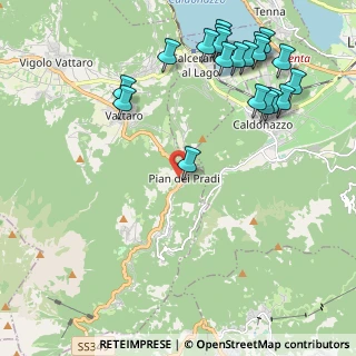 Mappa Via del Bosco, 38049 Vattaro TN, Italia (2.6305)