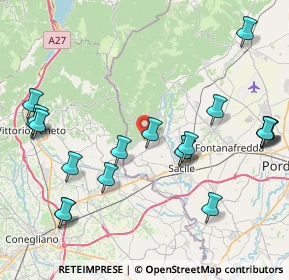 Mappa Via Castello, 33070 Caneva PN, Italia (9.674)