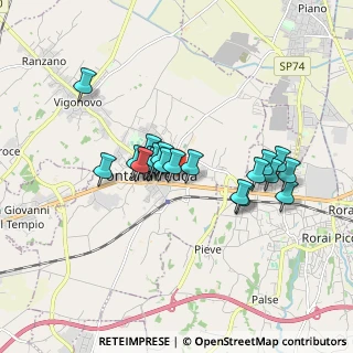 Mappa Via Graziani, 33074 Fontanafredda PN, Italia (1.415)