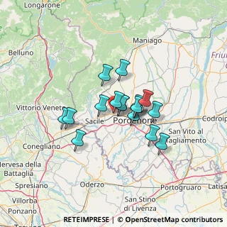 Mappa Via Graziani, 33074 Fontanafredda PN, Italia (9.05529)