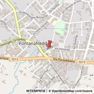 Mappa Via Pastrengo, 11, 33074 Fontanafredda, Pordenone (Friuli-Venezia Giulia)