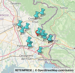 Mappa Via Pittoni, 34071 Cormons GO, Italia (10.78)