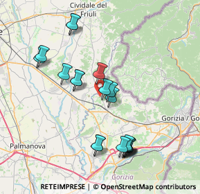 Mappa Via Pittoni, 34071 Cormons GO, Italia (7.569)