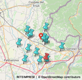 Mappa Via Pittoni, 34071 Cormons GO, Italia (6.214)