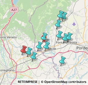 Mappa Strada Canevon, 33070 Caneva PN, Italia (6.69692)
