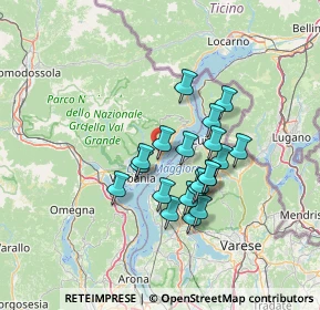 Mappa La Casa dell'Orologiaio, 28823 Ghiffa VB, Italia (10.8815)