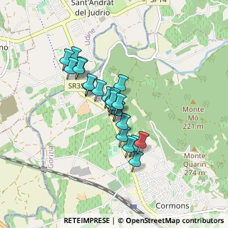 Mappa Via Risorgimento, 34071 Cormons GO, Italia (0.55)