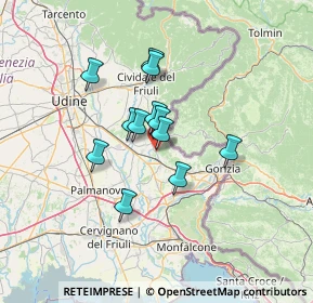 Mappa Via Risorgimento, 34071 Cormons GO, Italia (9.5175)