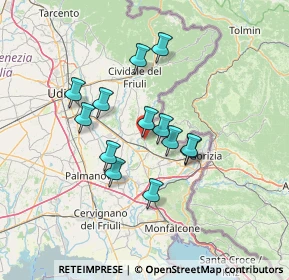 Mappa Via Risorgimento, 34071 Cormons GO, Italia (10.80615)