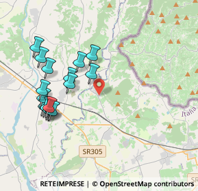 Mappa Via Risorgimento, 34071 Cormons GO, Italia (3.94125)