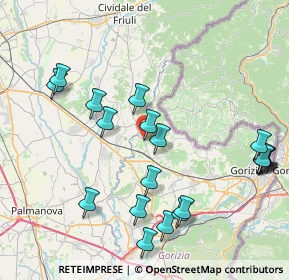 Mappa Via Risorgimento, 34071 Cormons GO, Italia (9.115)