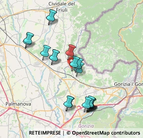 Mappa Via Risorgimento, 34071 Cormons GO, Italia (7.5955)