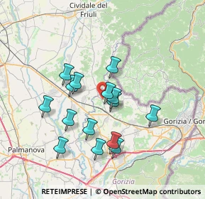 Mappa Via Risorgimento, 34071 Cormons GO, Italia (6.25333)