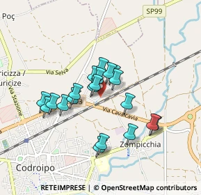 Mappa Piccola di Moro, 33033 Codroipo UD, Italia (0.6845)