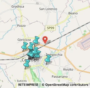 Mappa Piccola di Moro, 33033 Codroipo UD, Italia (1.77714)