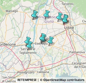 Mappa Piccola di Moro, 33033 Codroipo UD, Italia (13.24333)