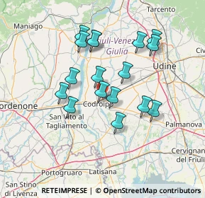 Mappa Piccola di Moro, 33033 Codroipo UD, Italia (12.36059)