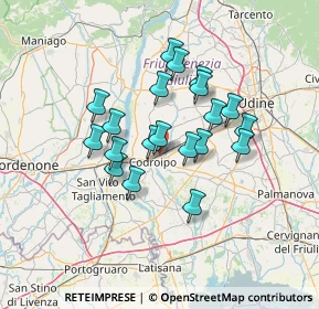 Mappa Piccola di Moro, 33033 Codroipo UD, Italia (10.937)