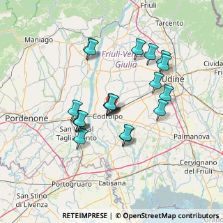 Mappa Via Fratelli Savoia, 33033 Codroipo UD, Italia (12.2655)