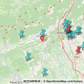 Mappa Via Rujo, 31020 Tarzo TV, Italia (5.5875)