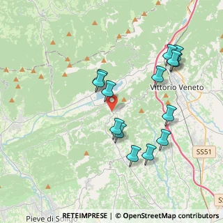 Mappa Via Rujo, 31020 Tarzo TV, Italia (3.80714)