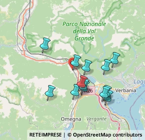 Mappa Via Vittorio Veneto, 28877 Ornavasso VB, Italia (6.54231)