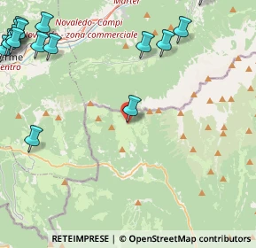 Mappa Località Cima Larici, 36012 Asiago VI, Italia (6.9775)