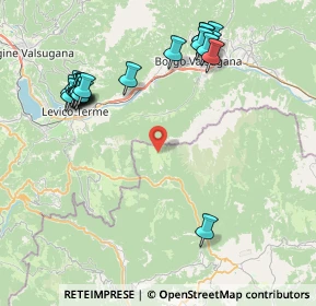 Mappa Località Cima Larici, 36012 Asiago VI, Italia (9.299)