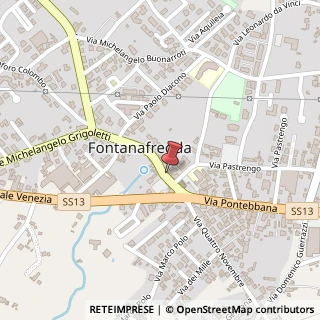 Mappa Viale Michelangelo Grigoletti, 12, 33074 Fontanafredda PN, Italia, 33074 Fontanafredda, Pordenone (Friuli-Venezia Giulia)