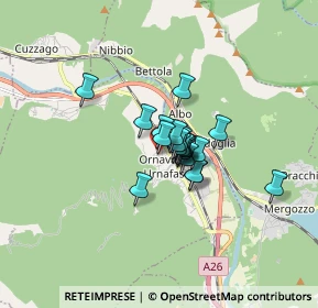 Mappa Via traversa per jenghi, 28877 Ornavasso VB, Italia (0.8745)
