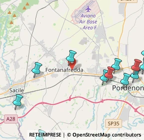 Mappa Via del Cesiol, 33074 Fontanafredda PN, Italia (5.86769)