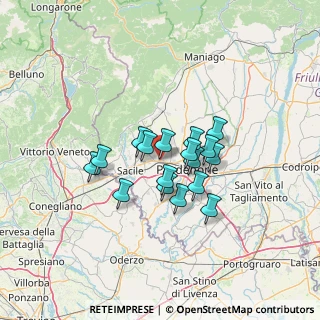 Mappa Via Fabio Filzi, 33074 Fontanafredda PN, Italia (9.46176)