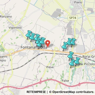 Mappa Via Fabio Filzi, 33074 Fontanafredda PN, Italia (1.70583)