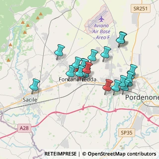 Mappa Via Pastrengo, 33074 Fontanafredda PN, Italia (3.0545)
