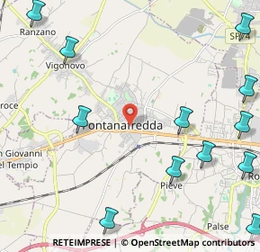 Mappa Via Pastrengo, 33074 Fontanafredda PN, Italia (3.09083)