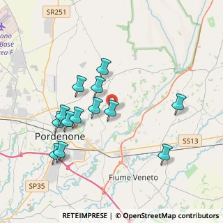 Mappa Via Casali, 33084 Cordenons PN, Italia (3.67692)