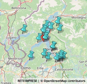 Mappa Piazza Don Miotti, 22021 Bellagio CO, Italia (11.17)