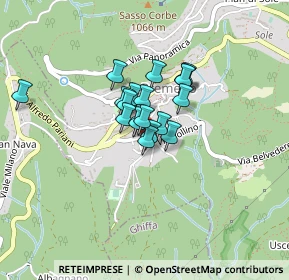 Mappa Viale Angelo Bonomi, 28818 Premeno VB, Italia (0.25263)